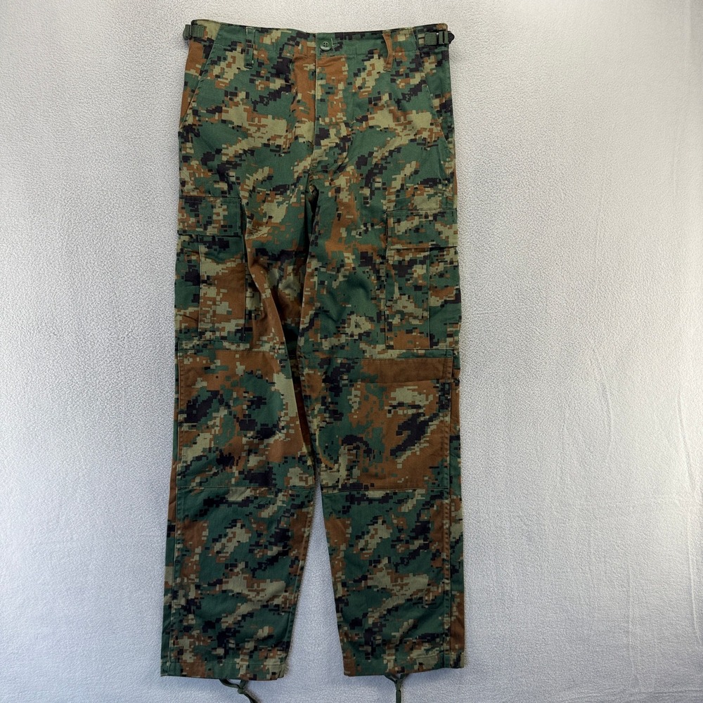 Vintage Military Cargo Pants Men's Small Regular Digital Camo Camouflage Army
